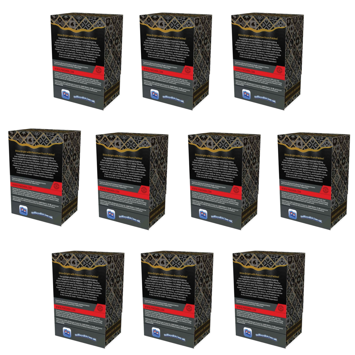 Pokemon Scarlet & Violet Paldean Fates Booster Bundle (10-Pack)