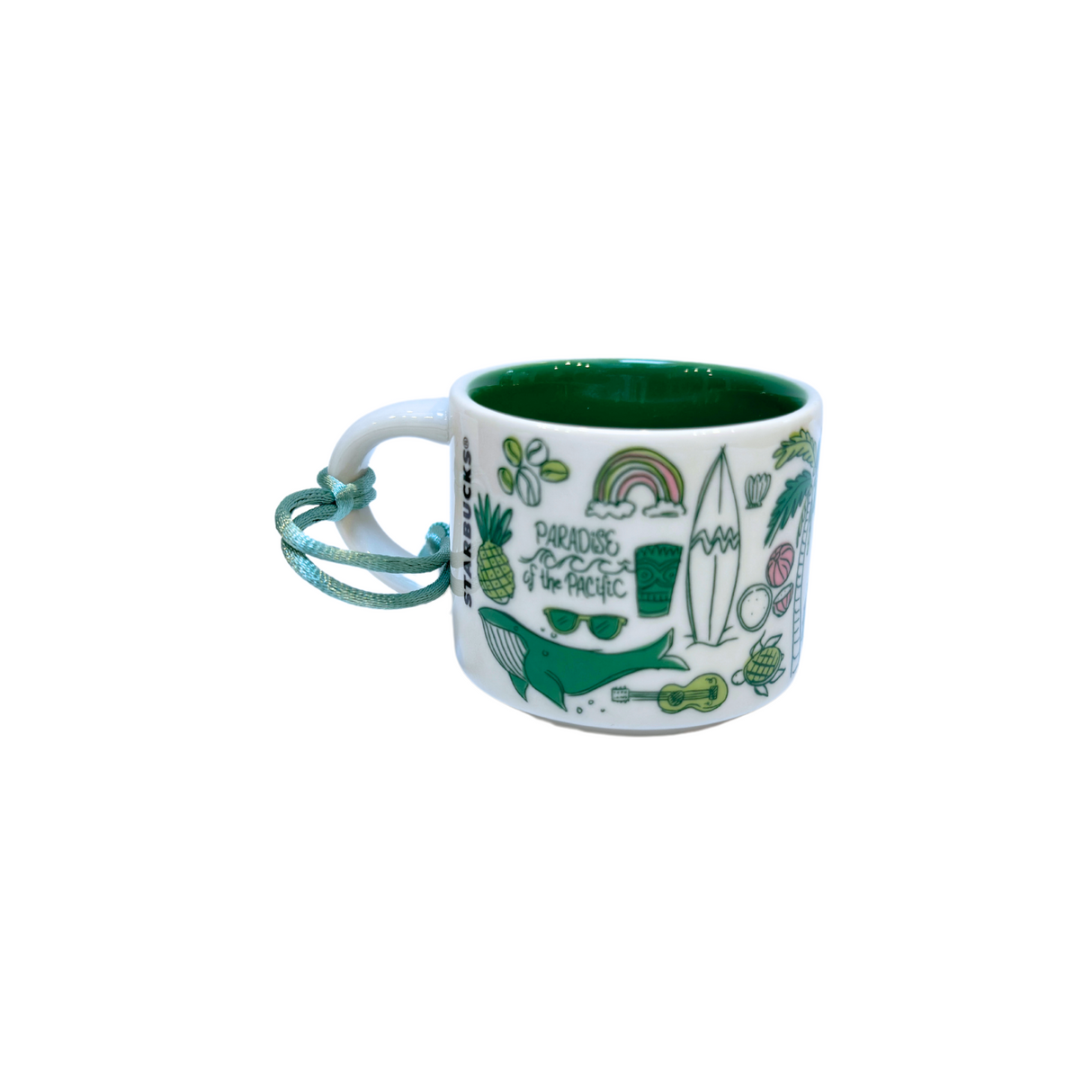 Starbucks Been There Series Hawaii Ceramic Demitasse Ornament, 2 Oz