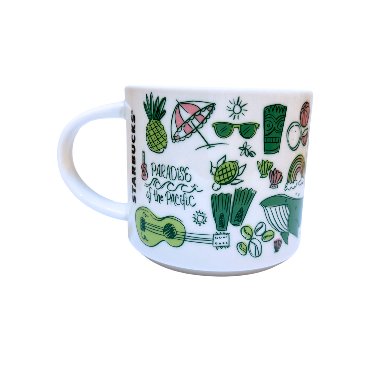 Starbucks Been There Series Hawaii Ceramic Mug, 14 Oz