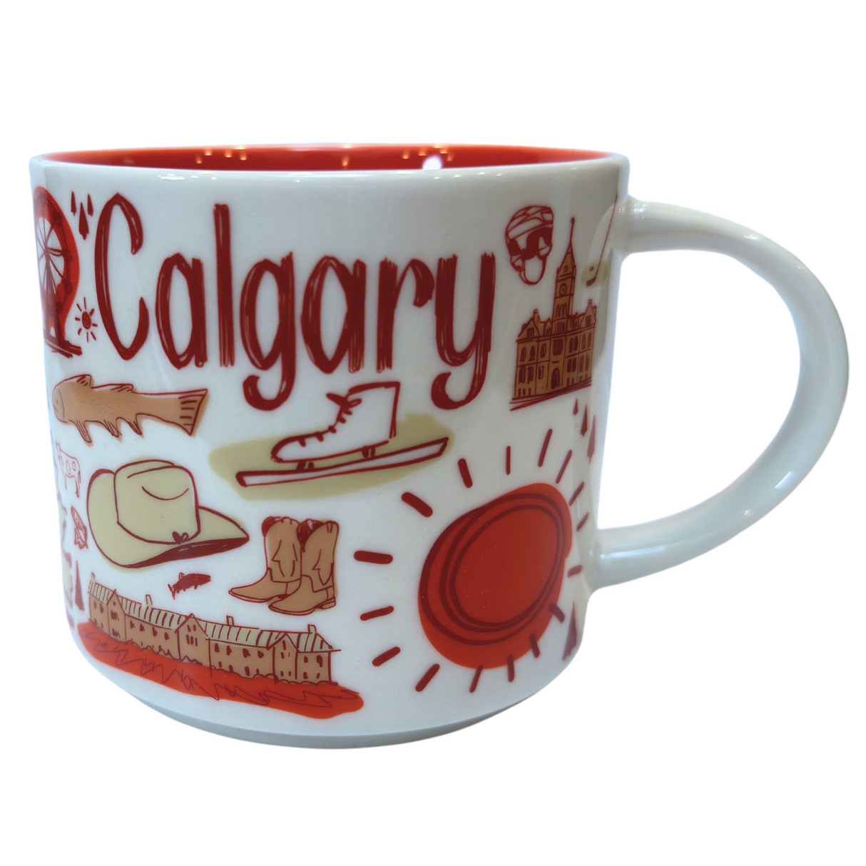 Starbucks Been There Series Calgary Ceramic Mug, 14 Oz