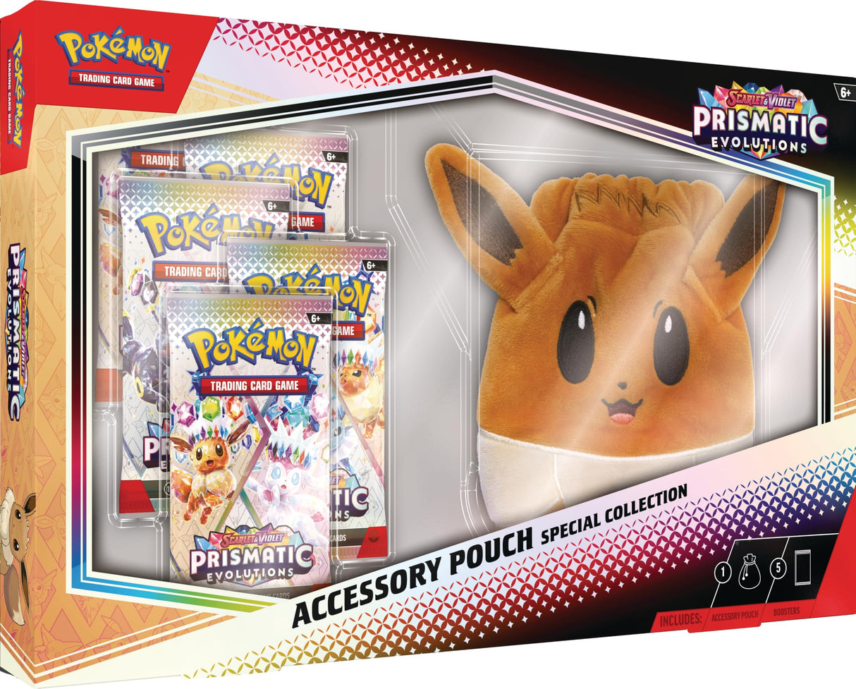 Pokemon TCG: Scarlet & Violet—Prismatic Evolutions Accessory Pouch Special Collection