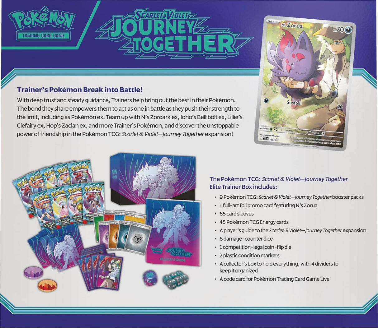 Pokemon Scarlet & Violet Journey Together Elite Trainer Box (2-Pack)