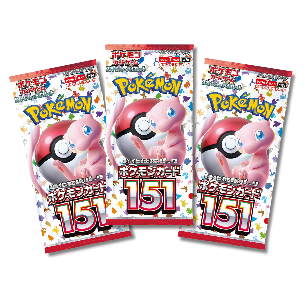 Pokemon TCG SV2A Scarlet & Violet 151 Booster Pack | 3-Pack (Japanese Version)