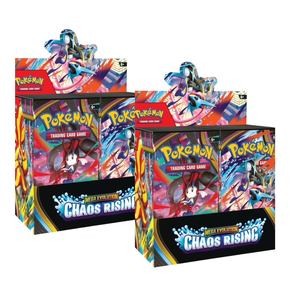 Pokemon ME4 Mega Evolution Chaos Rising Booster Boxes (2-Pack)