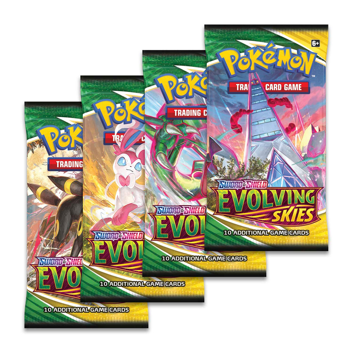 Pokemon Sword and Shield Evolving Skies Booster Display Box (36 Packs of 10 Cards)