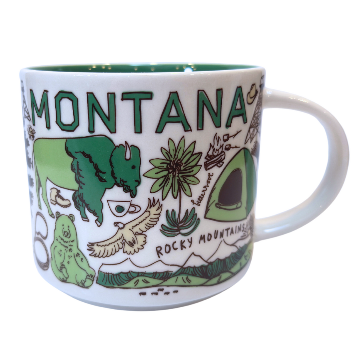 Starbucks Been There Series Montana Ceramic Mug, 14 Oz