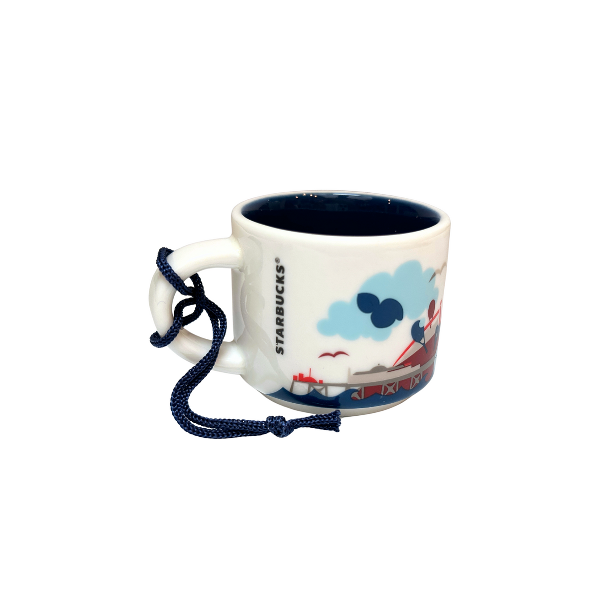 Starbucks You Are Here Collection England Ceramic Demitasse Cup, 2 Oz