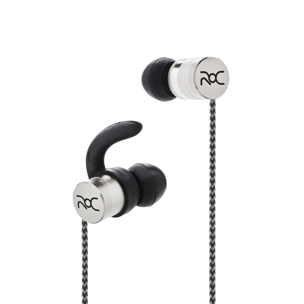 ROC Model III - Silver by Cristiano Ronaldo Wired Sport Earbuds in-Ear Headphones Silver