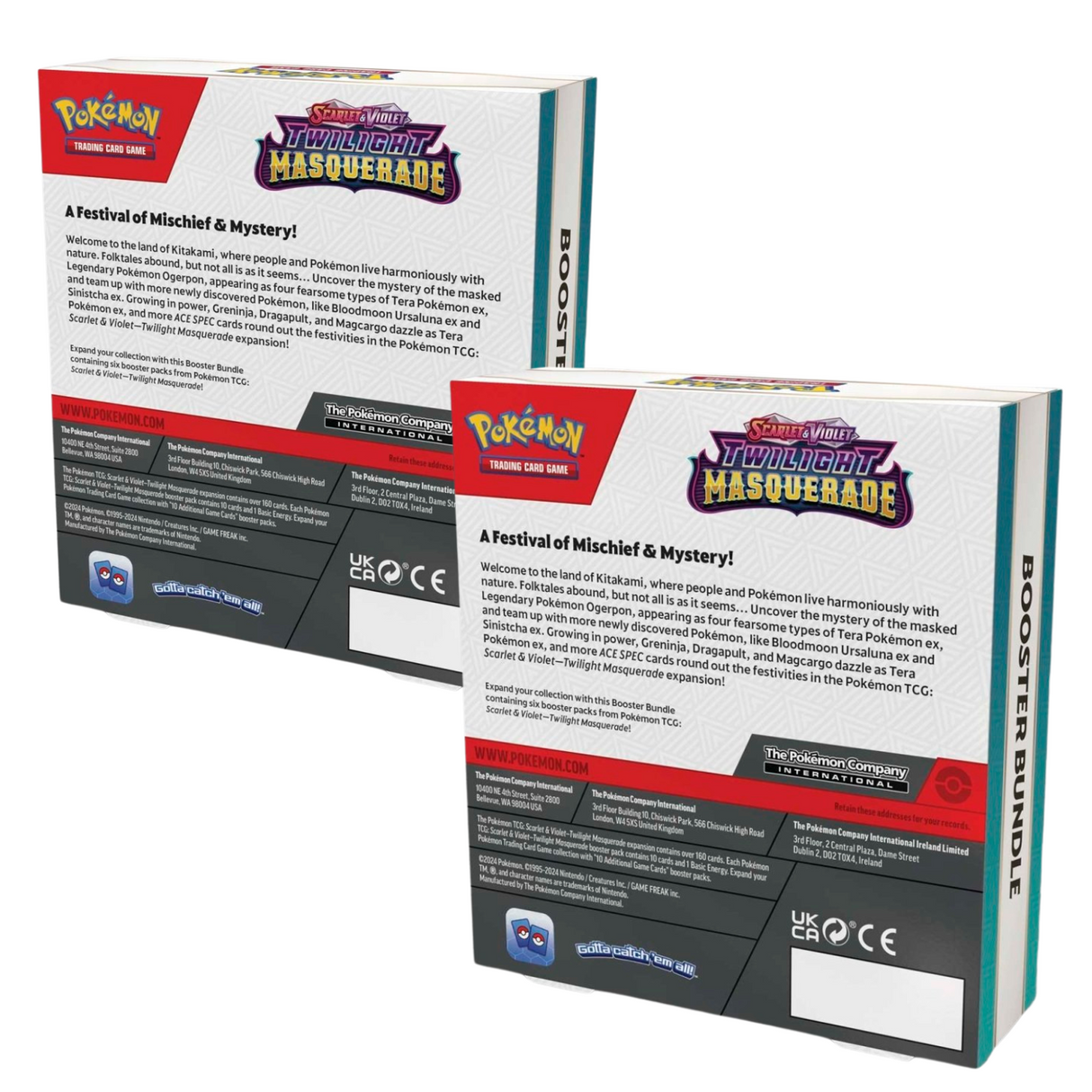 Pokemon Scarlet & Violet Twilight Masquerade Booster Bundle (2-Pack)