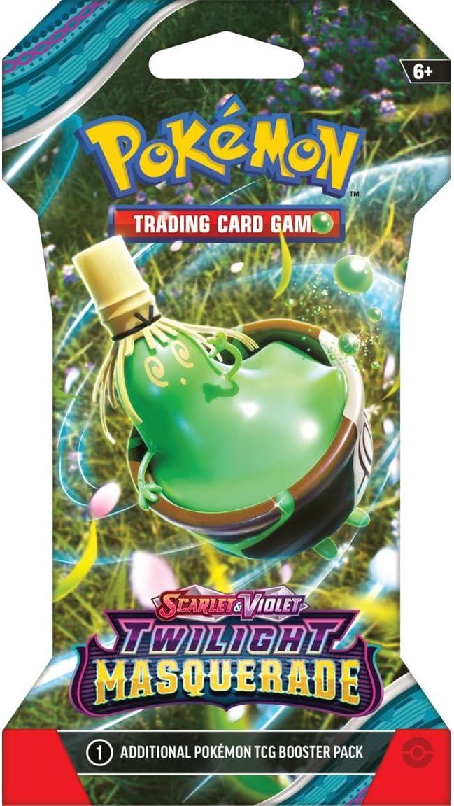 Pokemon SV6 Twilight Masquerade Art Set | 4 Sleeved Booster Packs (One of Each Artwork)