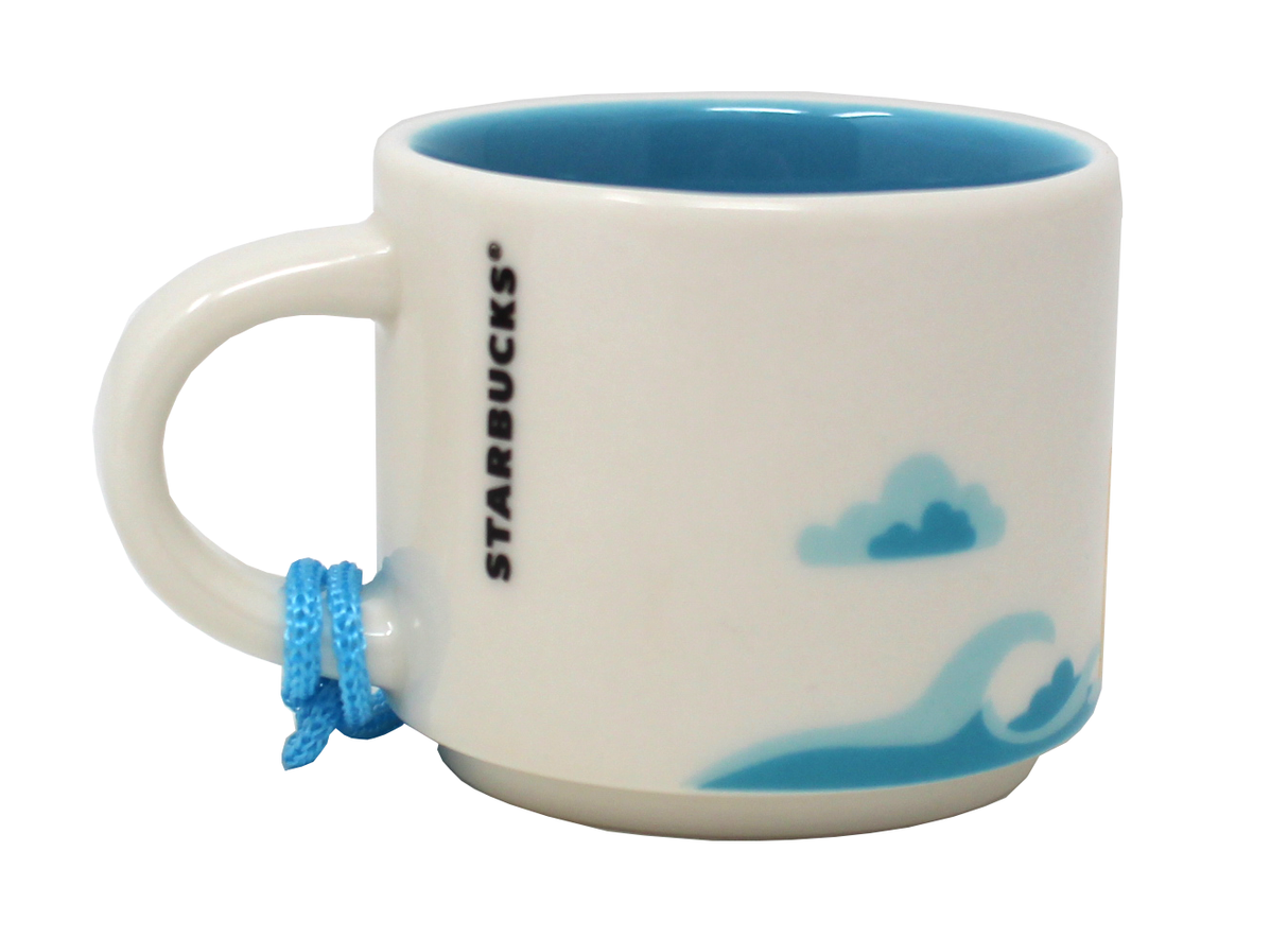 Starbucks You Are Here Series California Ceramic Demitasse Ornament Mug, 2 Oz