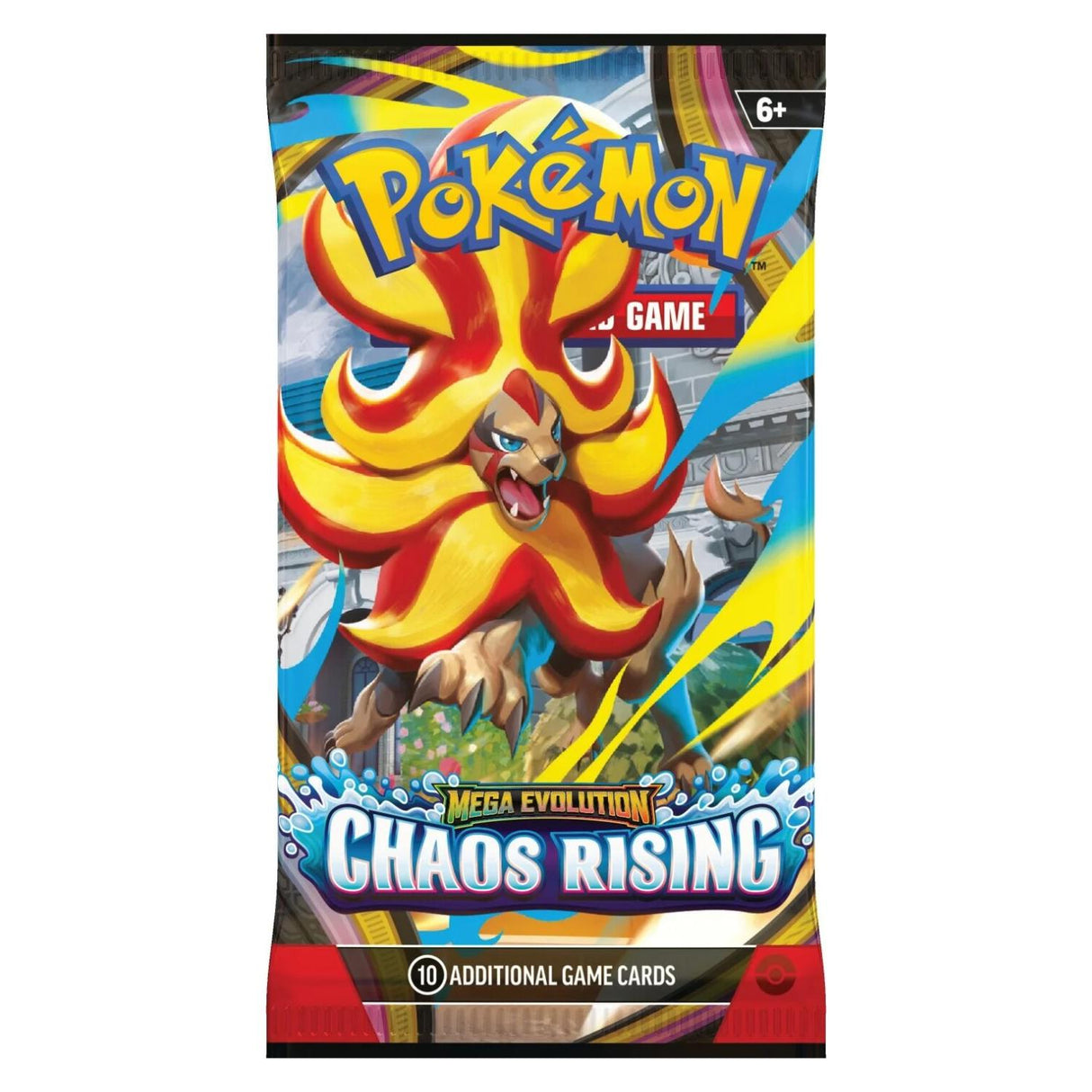 Pokemon ME4 Mega Evolution Chaos Rising Art Set | 4 Booster Packs (One of Each Artwork)