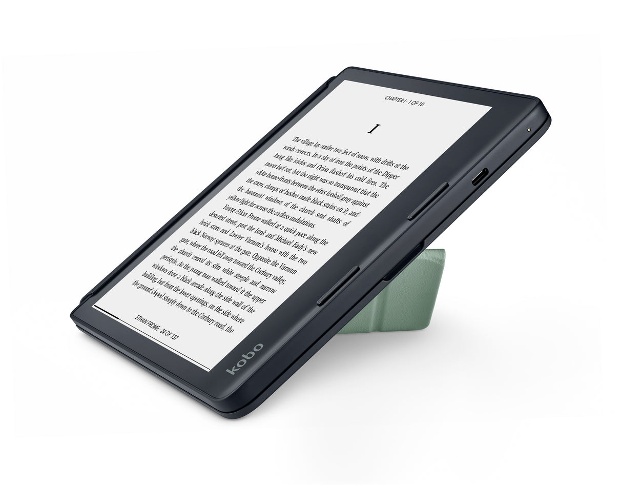 Kobo Sage SleepCover Case | Sleep/Wake Technology | Built-in 2-Way Stand | Vegan Leather