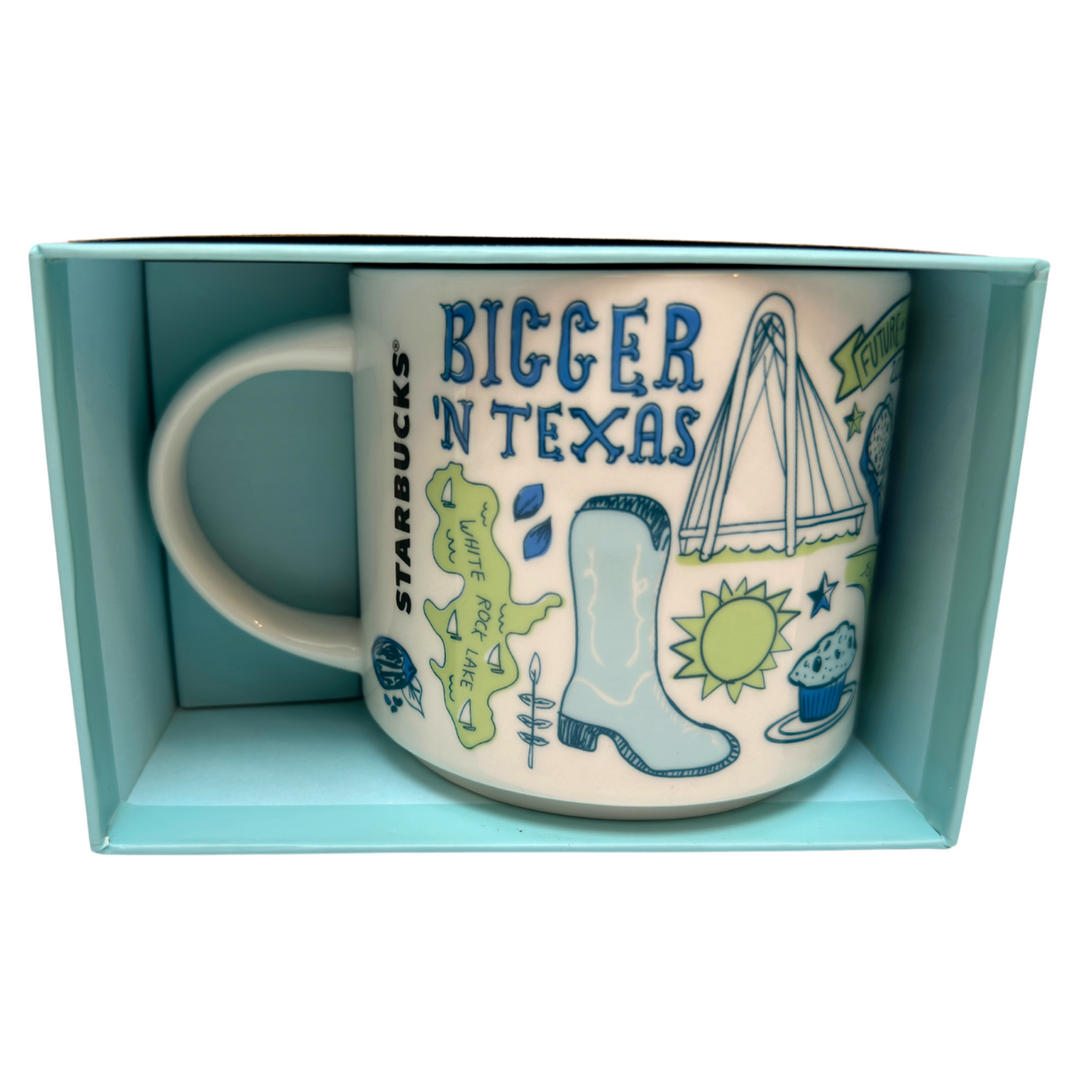 Starbucks Been There Series Texas Ceramic Mug, 14 Oz