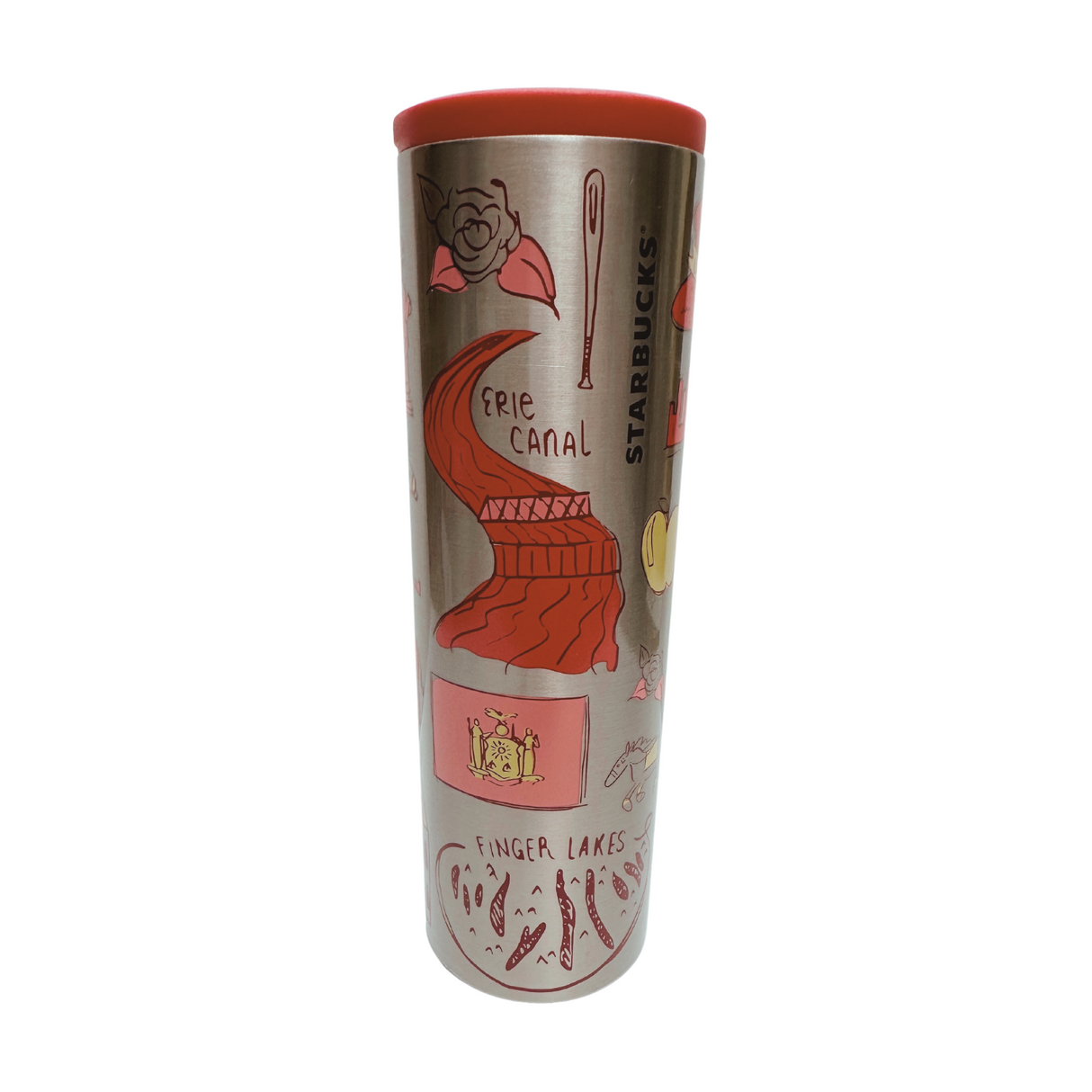 Starbucks New York State Vacuum Insulated Stainless Steel Tumbler, 16 Oz