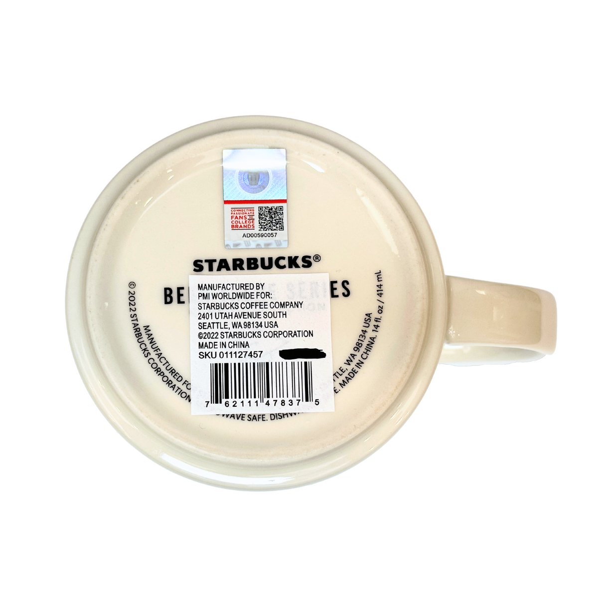 Starbucks Been There Series Rutgers College Ceramic Mug, 14 Oz (2-Pack)