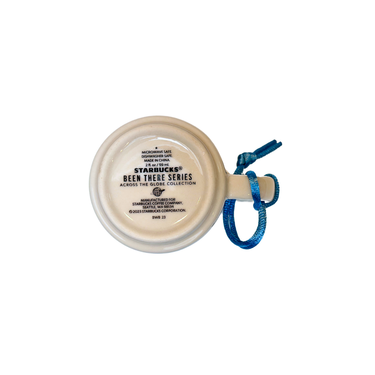 Starbucks Been There Series Georgia Ceramic Coffee Mug Ornament, 2 oz