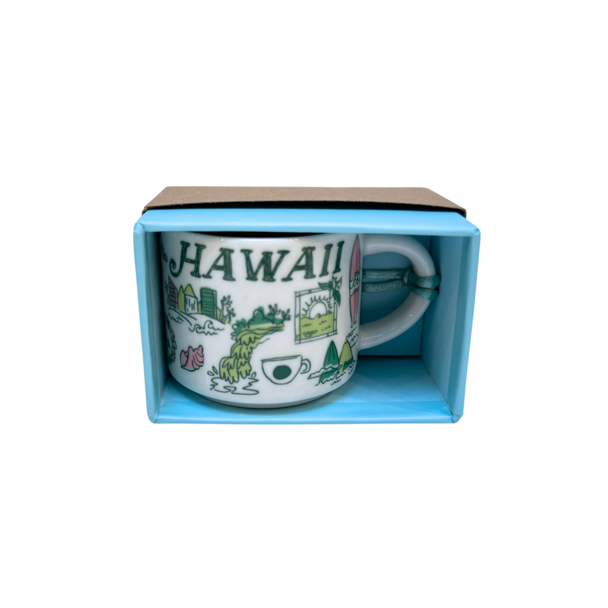 Starbucks Been There Series Hawaii Ceramic Demitasse Ornament, 2 Oz