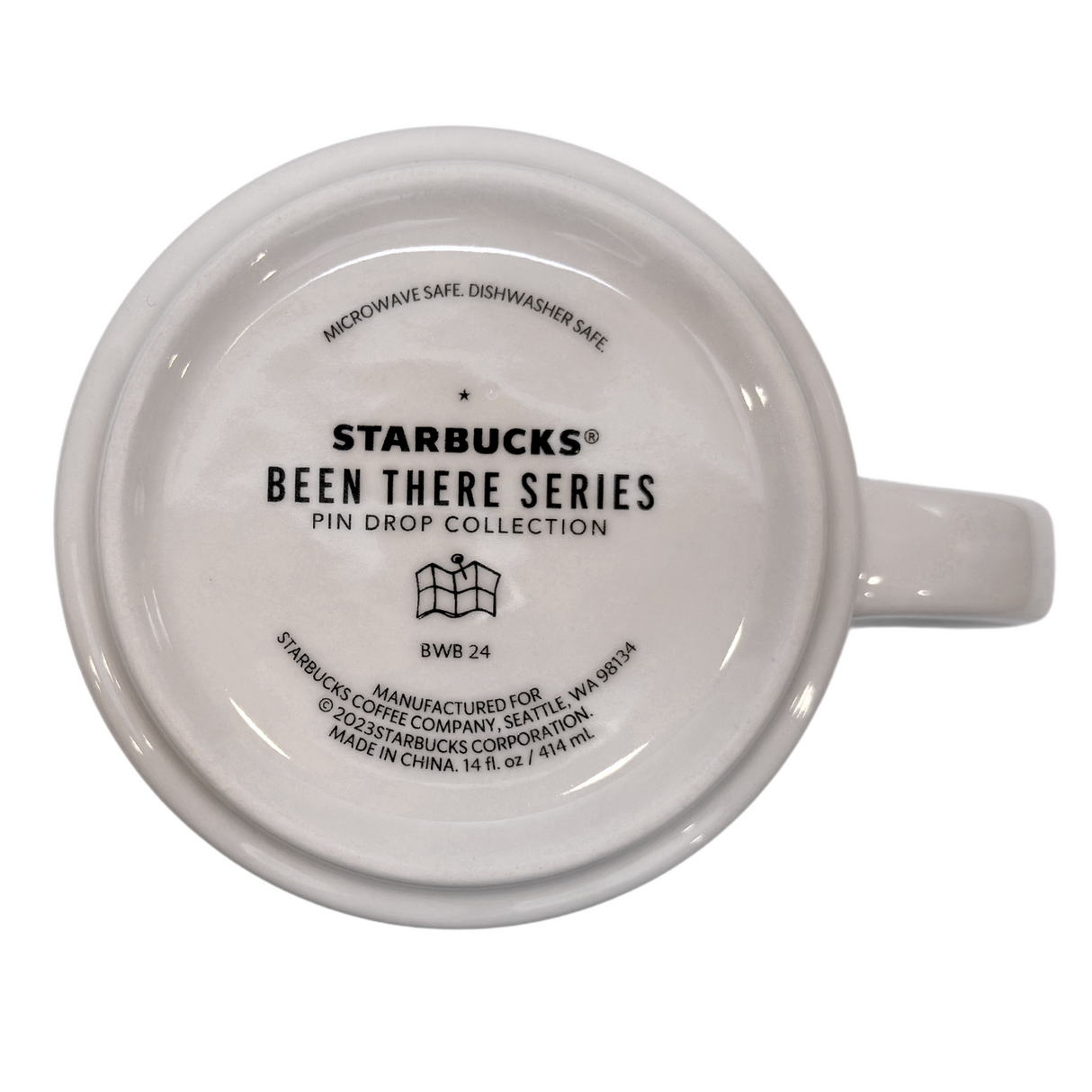 Starbucks Been There Series Pike Place Ceramic Mug, 14 Oz