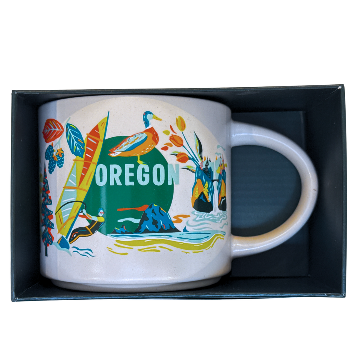 Starbucks Discovery Series Oregon Ceramic Mug, 14 Oz