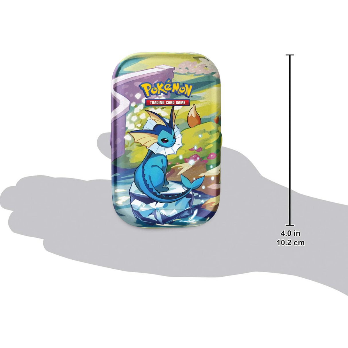 Pokemon TCG Scarlet & Violet Prismatic Evolutions Mini Tin | Vaporeon