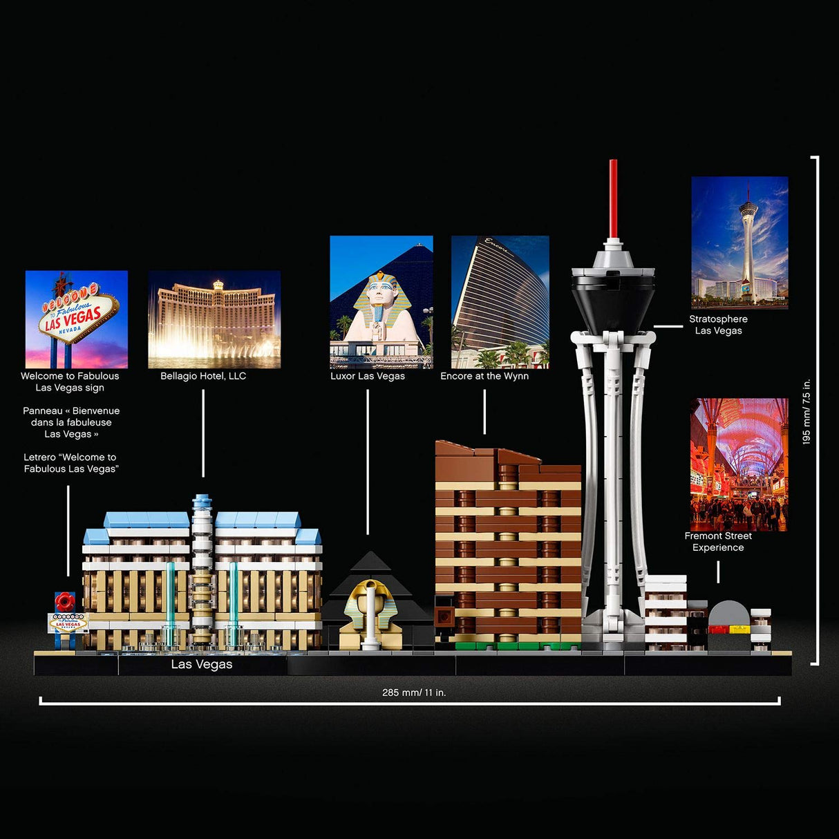 LEGO 21047 Architecture Las Vegas (Like New, Open Box)