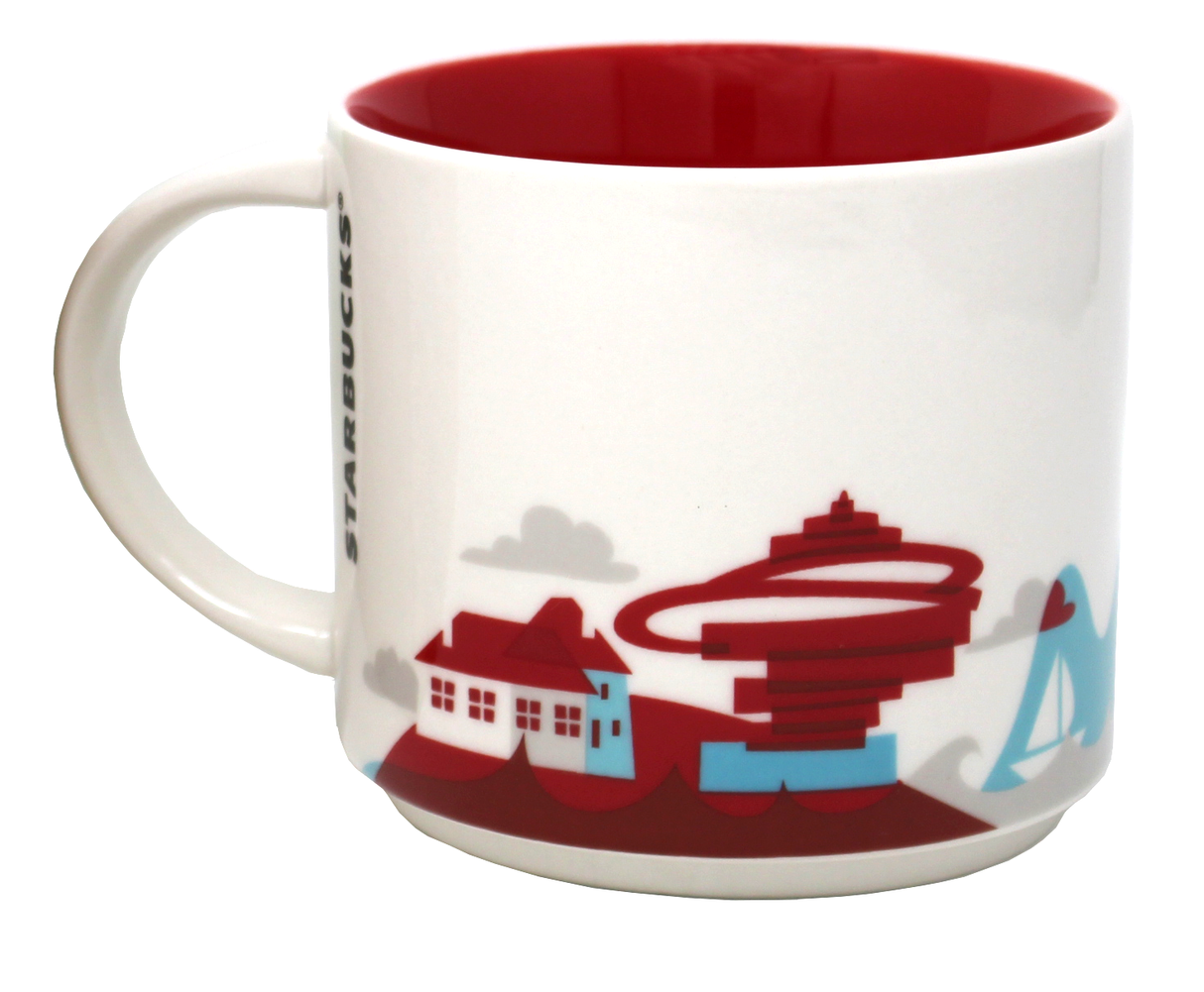 Starbucks You Are Here Series Tsingtao Ceramic Mug, 14 Oz