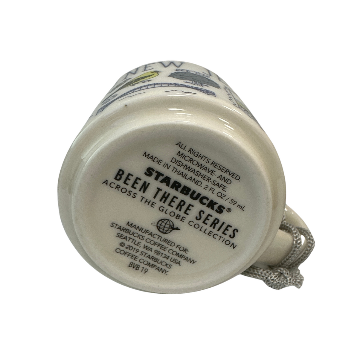 Starbucks Been There Series New Jersey Demitasse Ornament, 2 Oz