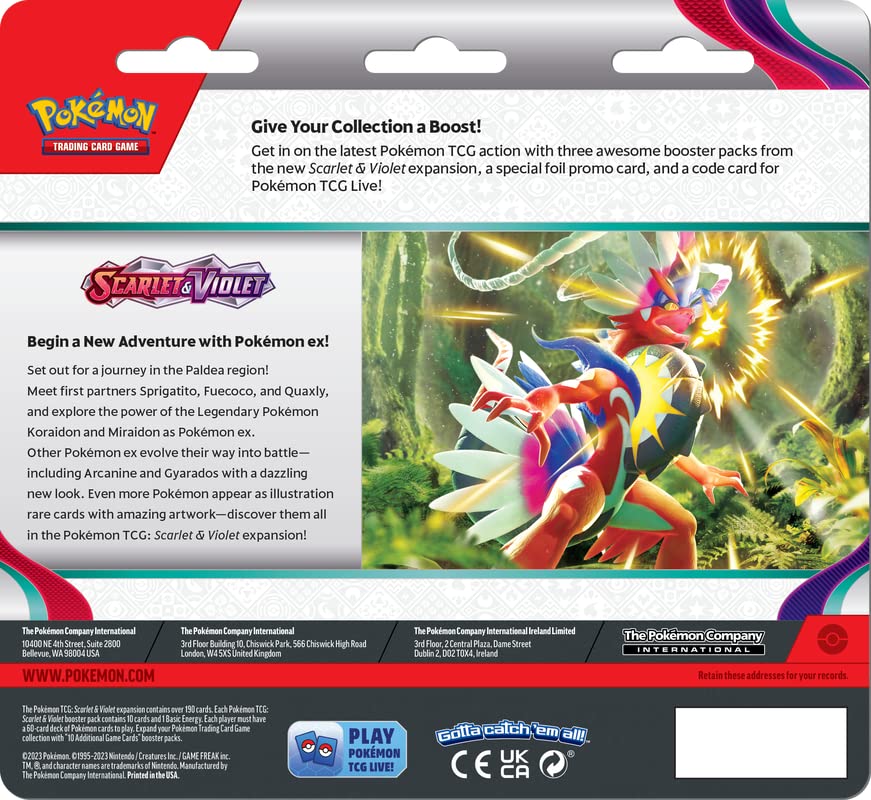 Pokemon Scarlet & Violet | 3-Pack Blister | Arcanine