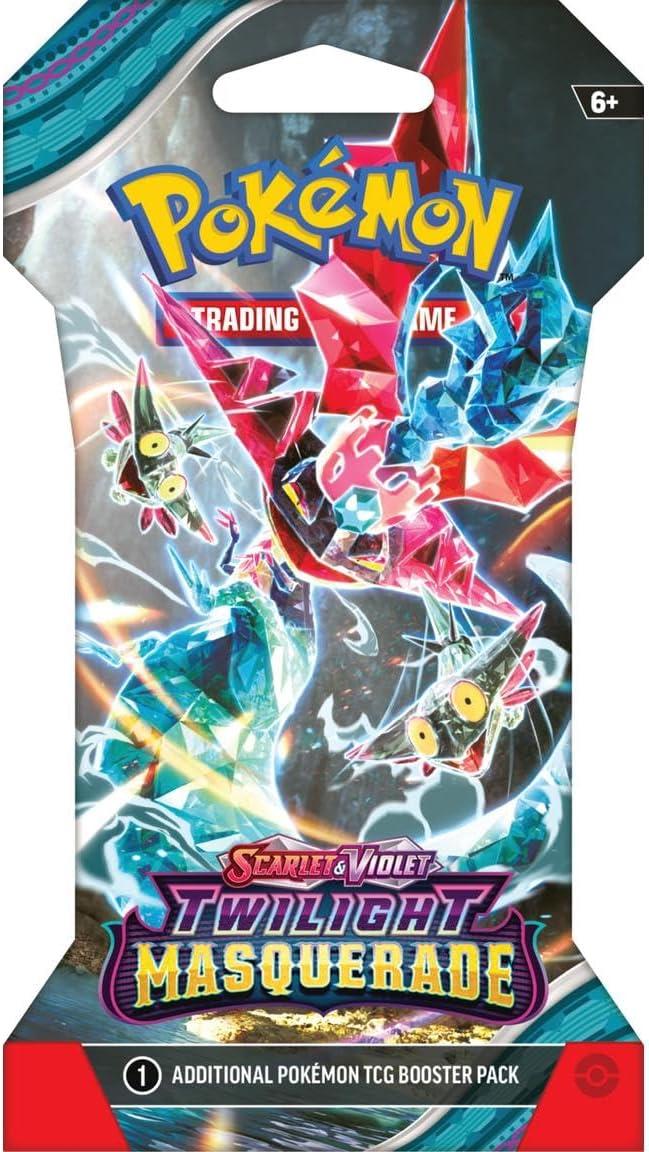 Pokemon SV6 Twilight Masquerade Art Set | 4 Sleeved Booster Packs (One of Each Artwork)
