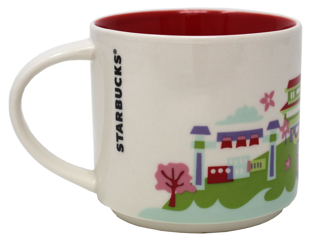 Starbucks You Are Here Series Wuhan Ceramic Mug, 14 Oz