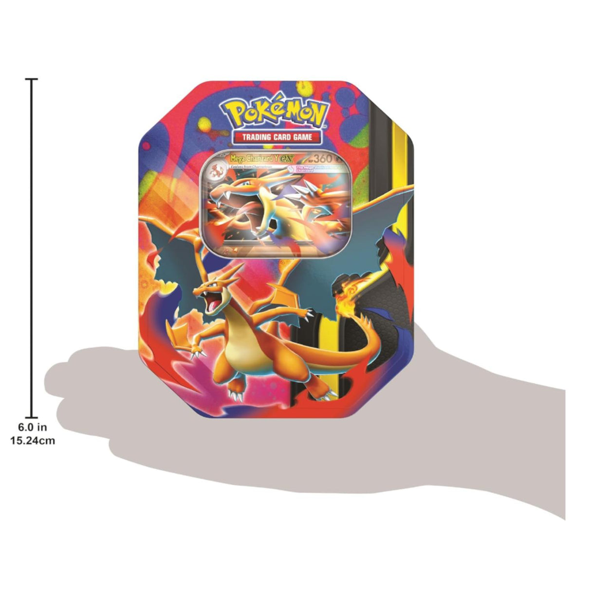 Pokemon TCG Mega Evolution Tin | Mega Charizard Y ex