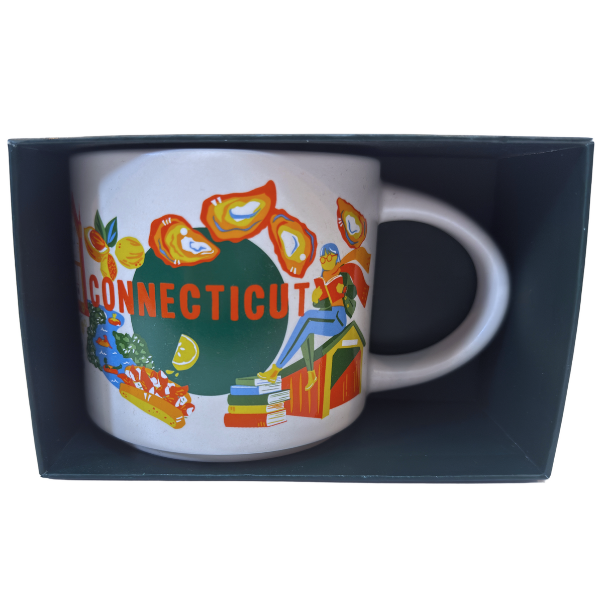 Starbucks Discovery Series Connecticut Ceramic Mug, 14 Oz