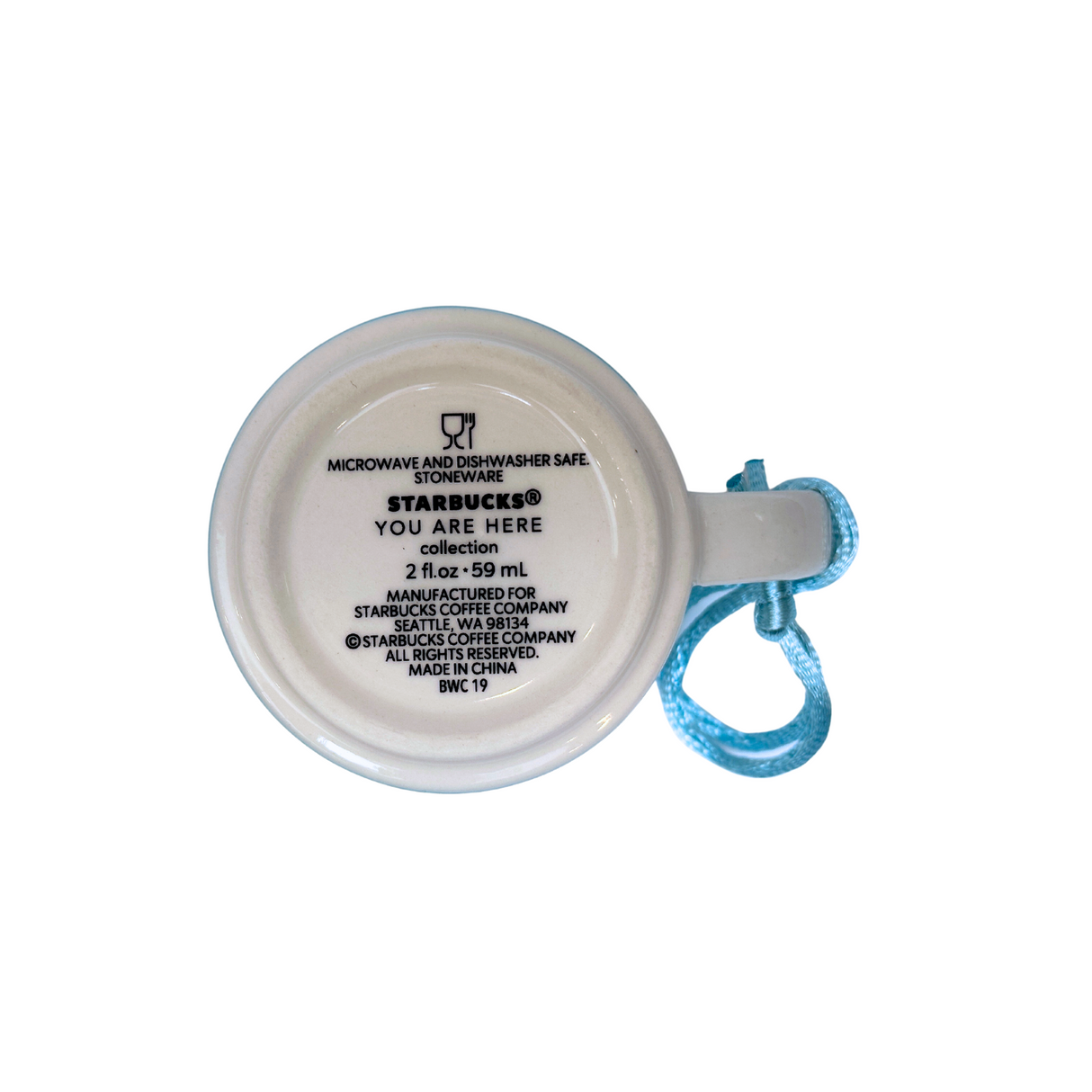 Starbucks You Are Here Series Macau Ceramic Demitasse Ornament Mug, 2 Oz