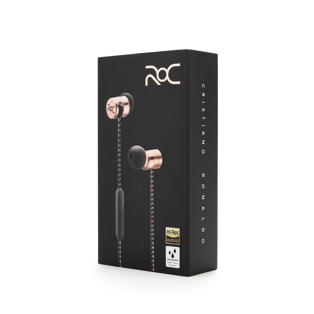 ROC Model III - Copper by Cristiano Ronaldo Wired Sport Earbuds in-Ear Headphones Copper