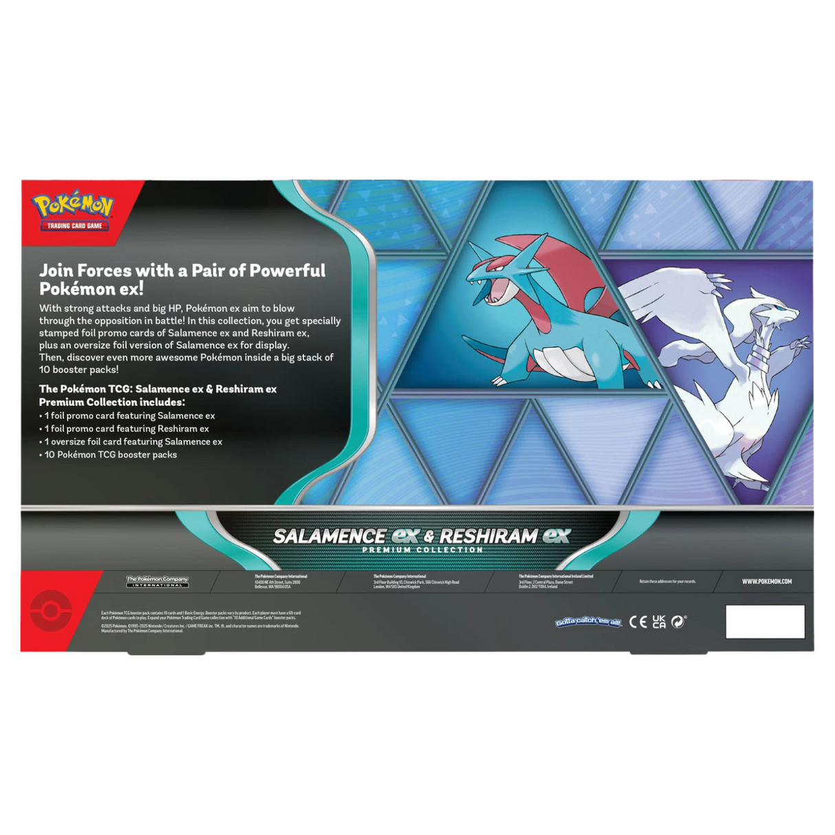 Pokemon TCG: Salamence ex & Reshiram ex Premium Collection