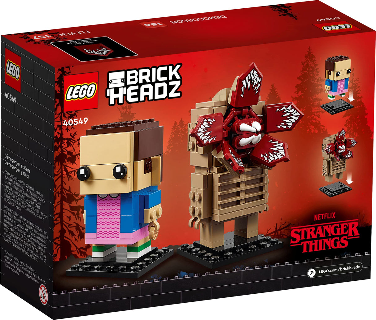 LEGO BrickHeadz Demogorgon and Eleven - Stranger Things