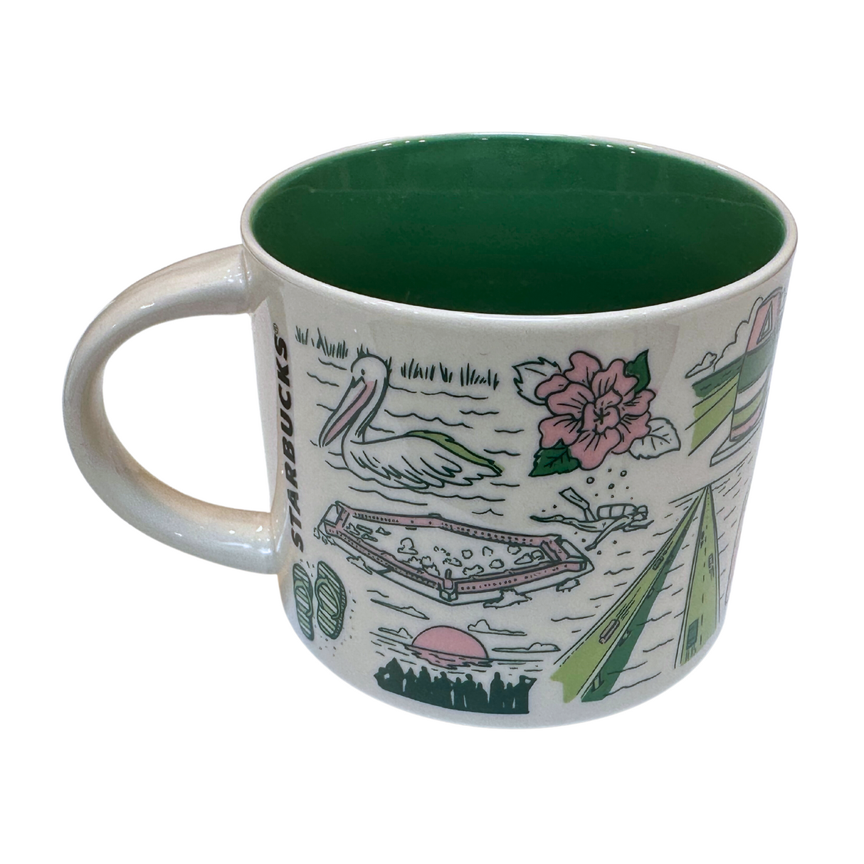 Starbucks Been There Series Florida Keys Ceramic Coffee Mug, 14 Oz