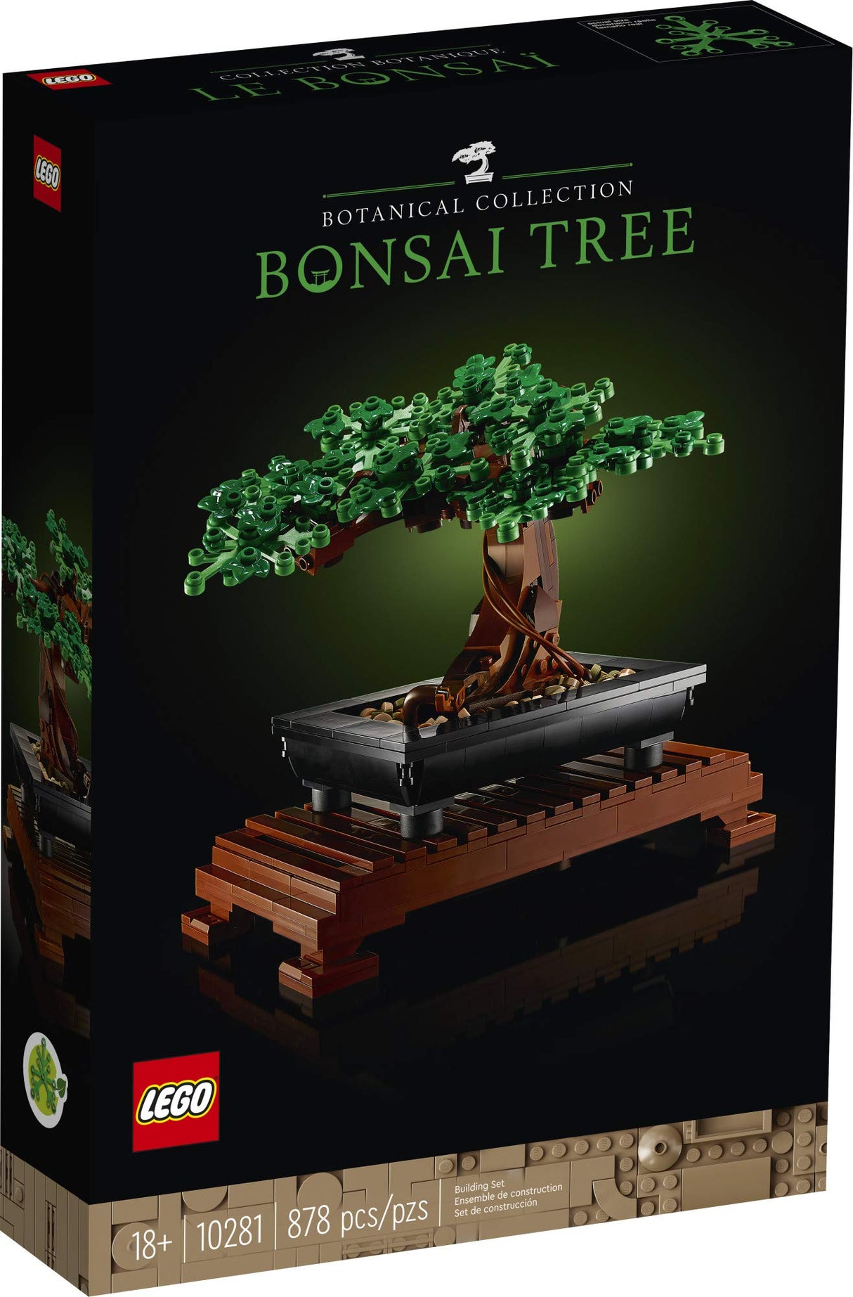 LEGO Bonsai Tree 10281 Building Kit, a Building Project to Focus The Mind with a Beautiful Display Piece to Enjoy (878 Pieces) (Like New, Open Box)