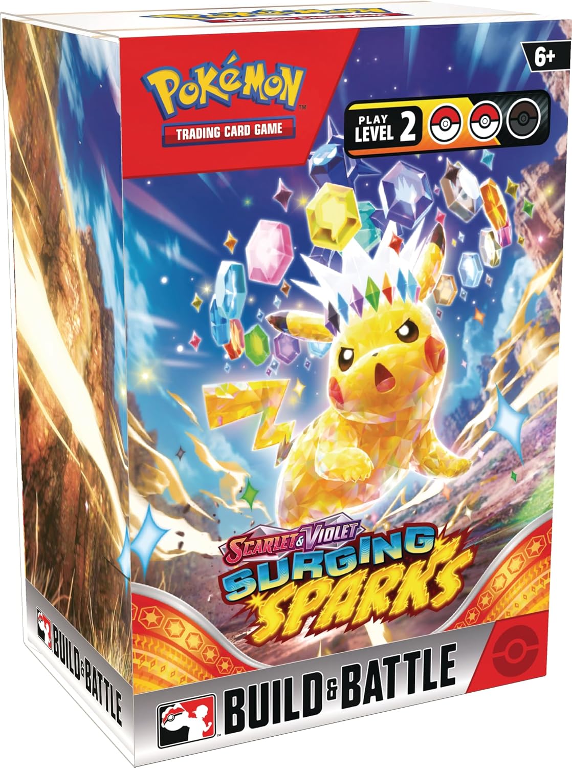 Pokemon Scarlet & Violet Surging Sparks Build & Battle Box