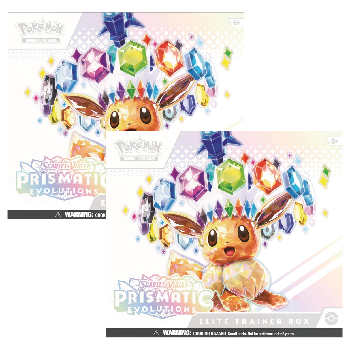 Pokemon SV8.5 Scarlet and Violet Prismatic Evolutions Elite Trainer Box (2-Pack)