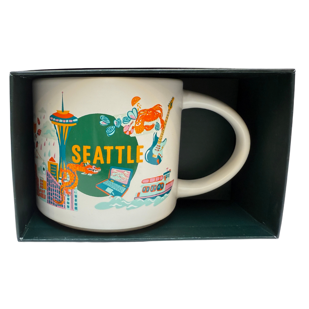 Starbucks Discovery Series Seattle Ceramic Mug, 14 Oz