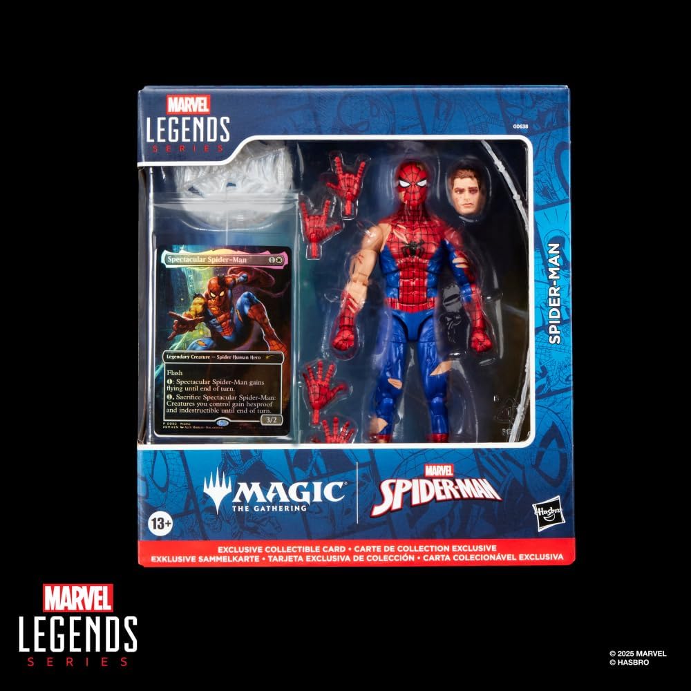 Marvel Legends Series Magic: The Gathering Battle-Damaged Spider-Man 6-Inch Action Figure