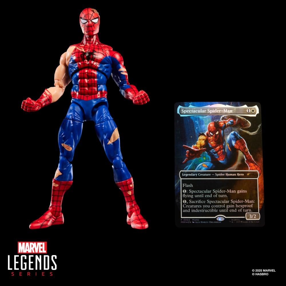 Marvel Legends Series Magic: The Gathering Battle-Damaged Spider-Man 6-Inch Action Figure