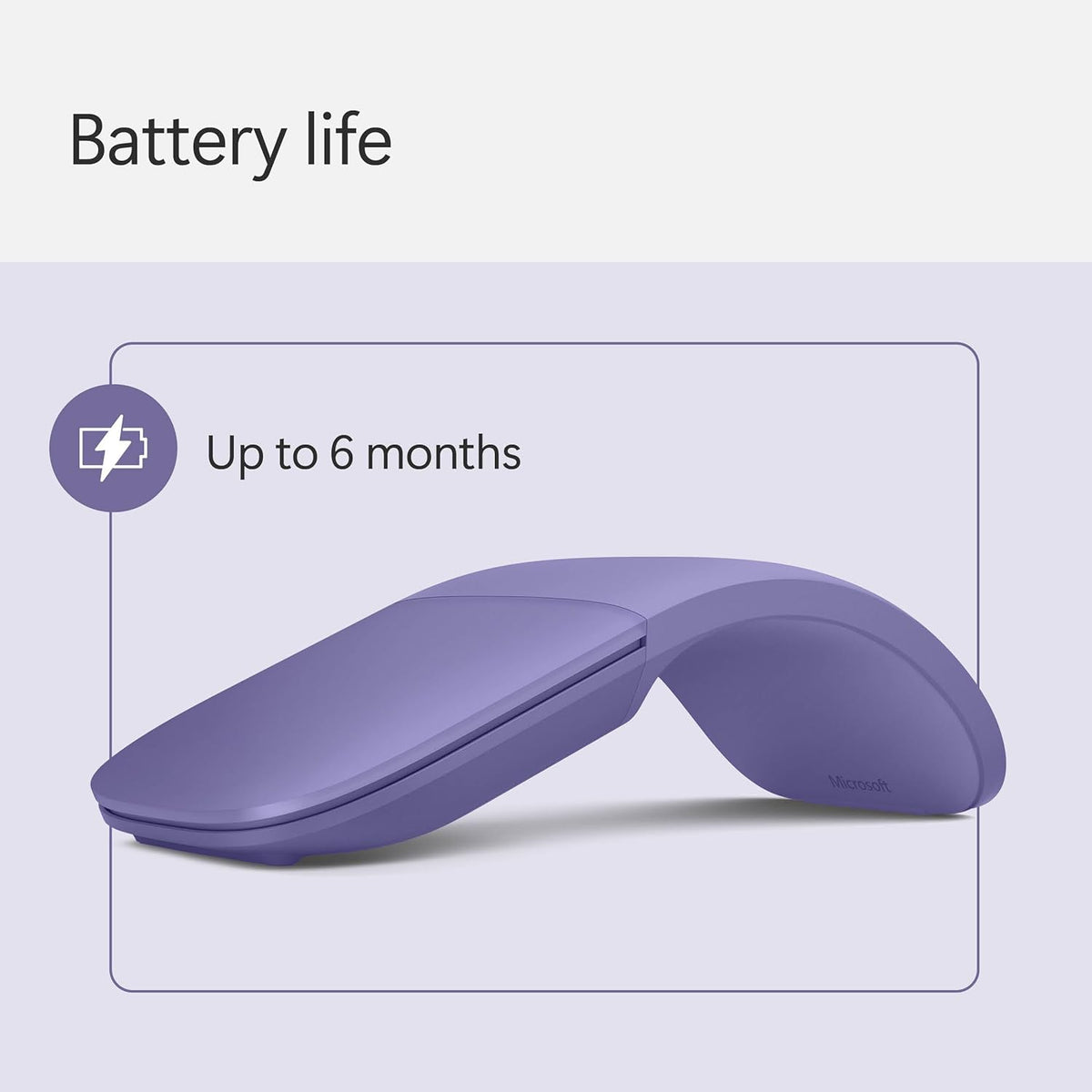 Microsoft Surface Arc Bluetooth Mouse (Violet)