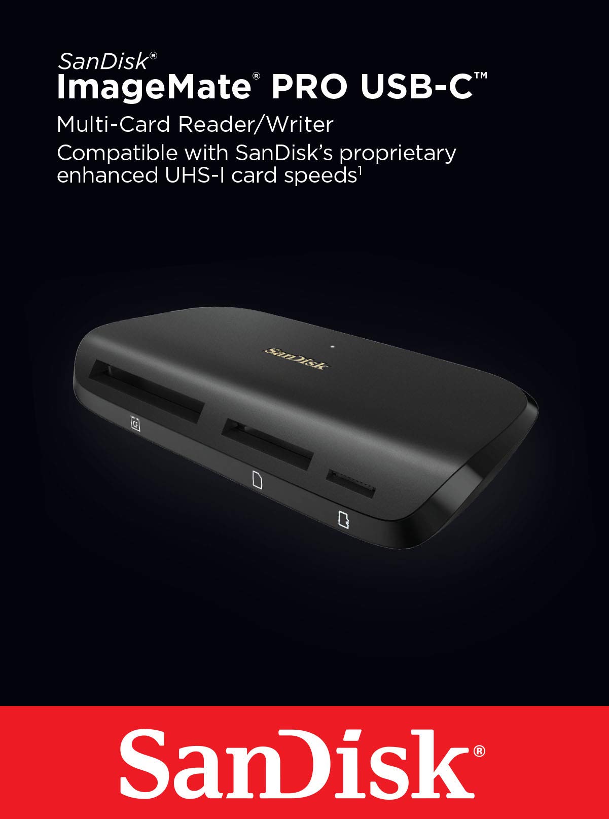 SanDisk ImageMate PRO USB-C Reader/Writer - SDDR-A631-GNGNN