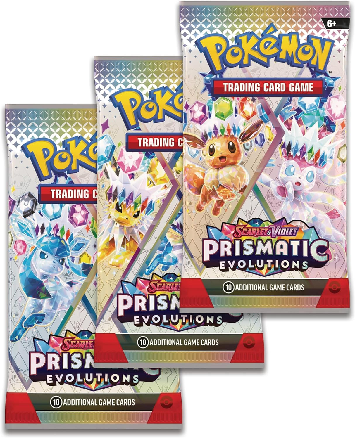 Pokemon SV8.5 Scarlet and Violet Prismatic Evolutions Tech Sticker Collection | Sylveon