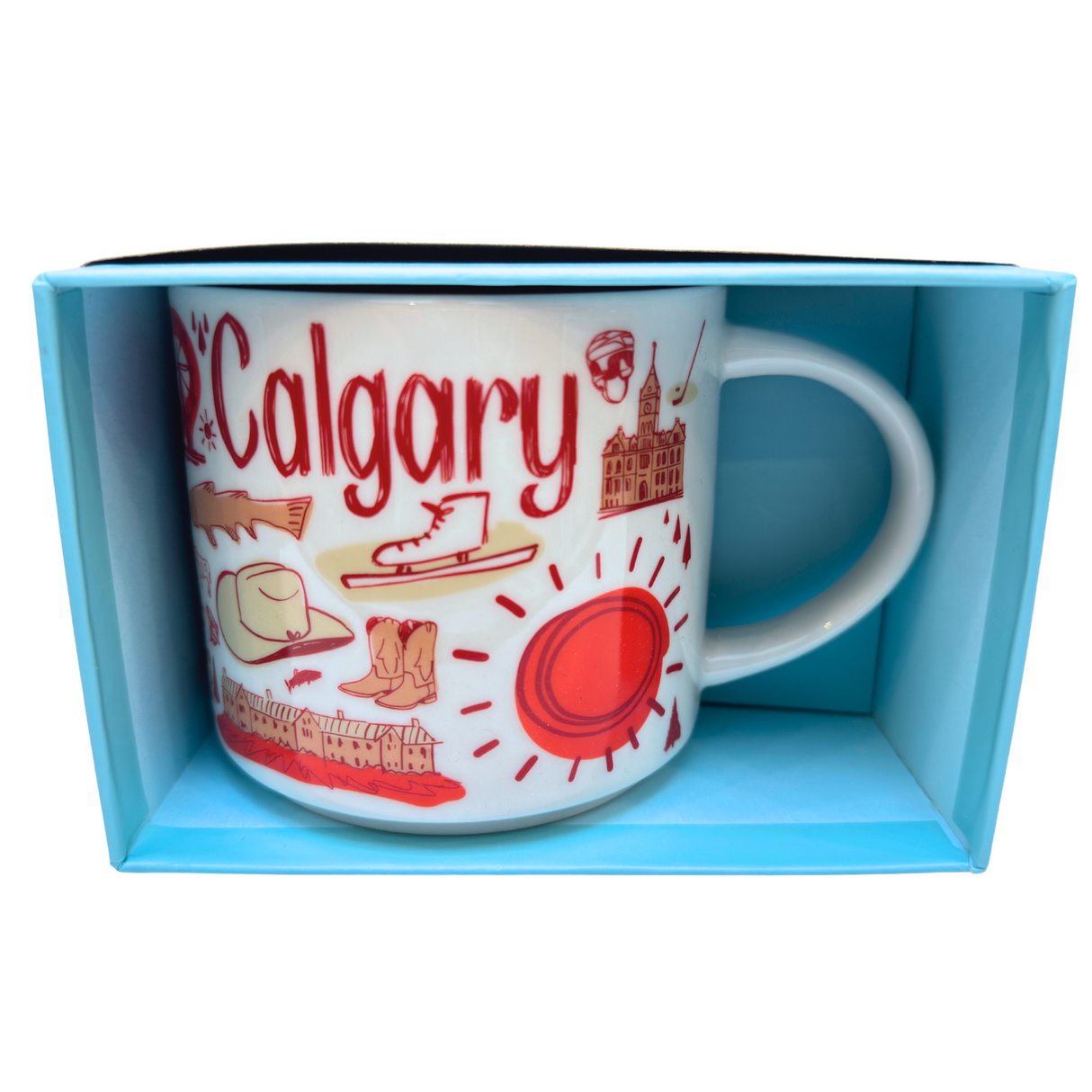 Starbucks Been There Series Calgary Ceramic Mug, 14 Oz