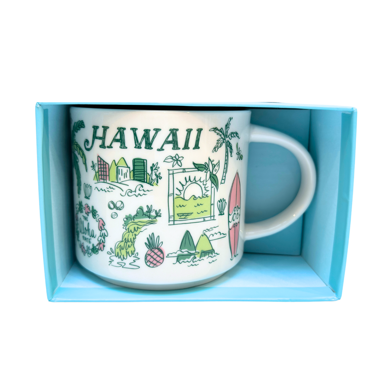 Starbucks Been There Series Hawaii Ceramic Mug, 14 Oz