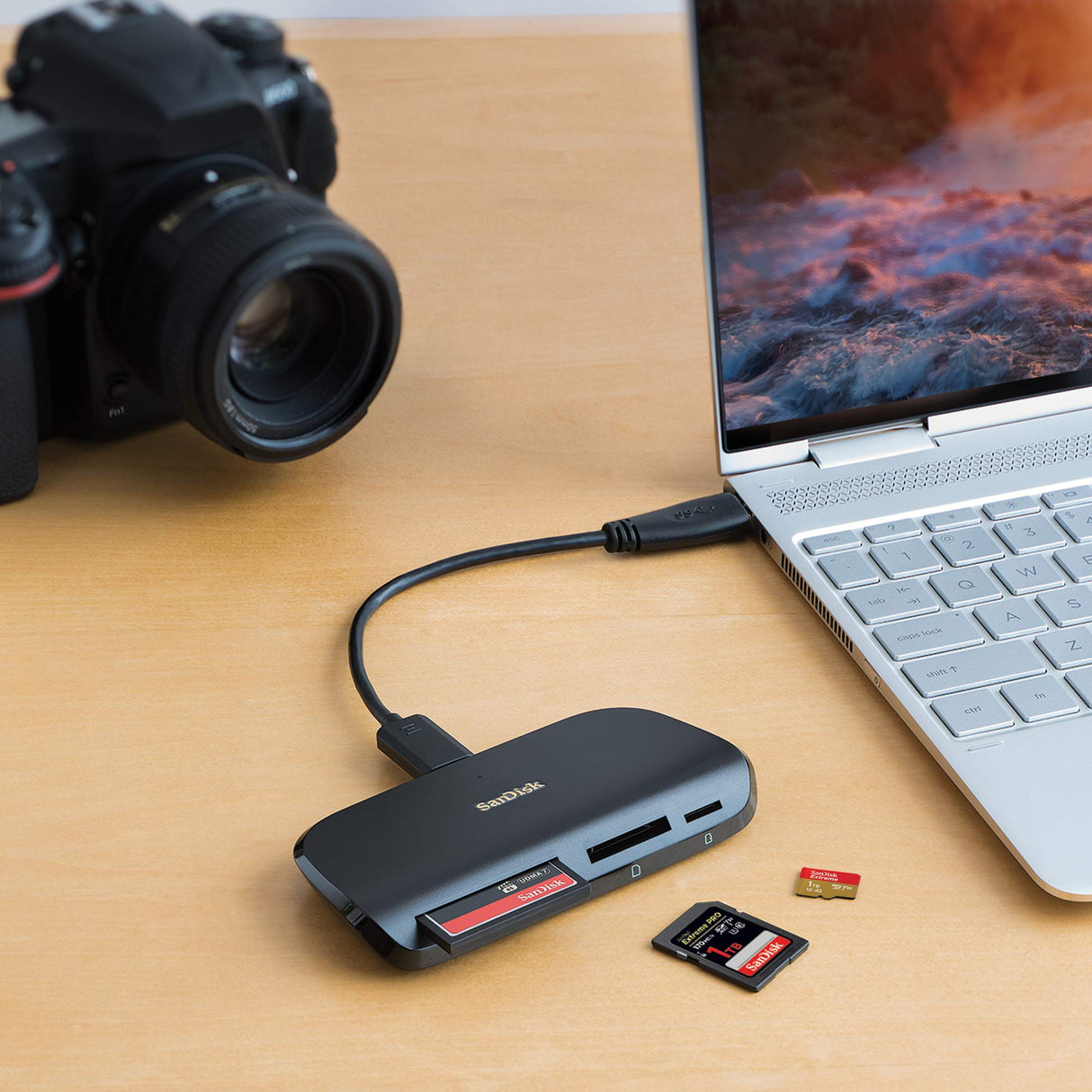 SanDisk ImageMate PRO USB-C Reader/Writer - SDDR-A631-GNGNN